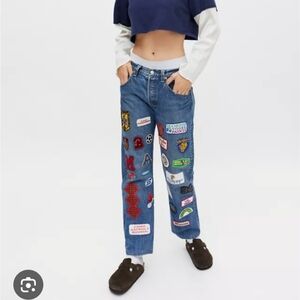 Urban Renewal Vintage Levi’s Patch Jean  No Sz Tag